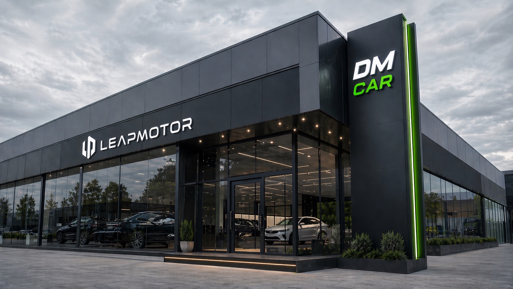 DM Car шоуруми фасади
